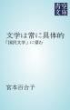『文学は常に具体的』の表紙