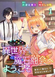 『異世界魔石商会へようこそ～転生して魔石の研究はじめました～』の表紙